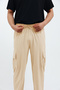 Cushy Cool Men's Oversize Loose Cut Parachute Cargo Pocket Adjustable Leg Clip Baggy Pants - 5