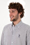 Men's Striped Gray Shirt 50306310-Vr024 - 2