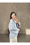 Women's Blue Tassel Detailed Tie-Up Premium Linen Shirt - 6
