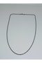 1. Grade Quality 316L Surgical Steel Women's Men's Long Necklace, Twisted Chain Model 70 cm No 187 - 2