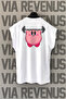 Cute Gym Back Printed Zero Sleeve Crew Neck Sports Tshirt