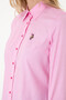 Women's Fuchsia Long Sleeve Basic Shirt 50298089 -Vr023 - 7