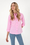 Women's Fuchsia Long Sleeve Basic Shirt 50298089 -Vr023 - 3