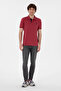 Men's Slim Fit Polo Neck Cherry Basic T-Shirt 50305980-Vr223 - 5