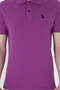 Men's Slim Fit Polo Neck Violet Basic T-Shirt 50297984-Vr037 - 6