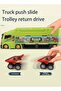 Dinosaur Car Toy Set with Load-Carrying Truck & Pull-Back Cars, 4-in-1 for Ages 3+ - 2