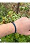 Hematite Bracelet - Lotus Bright Navy Blue Black Bracelet - Design Bracelet Special Cut Adjustable - 2