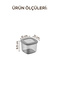 Square Erzak Storage Container with Foil Label Set of 3 Small Size 3x (0.55 LITERS) - 5