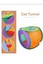 Bulk Rainbow Colored 40cm X 40cm Inside Square Model Cat Play Tunnel - 3