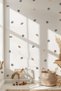 Asymmetrical Soft Colorful Polka Dots Wall Glass Cabinet Sticker Set Decorative Sticker Foil Matte Appearance - 3