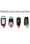 Audi Q5 Key Case Glossy Black Silver - 3