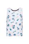 Young Casuals Boys Printed Tanktop CB01-0103-White