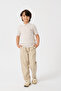 Boy's Polo Neck Summer Knitwear T-Shirt with Half Buttons - 5