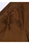 Boys' Brown Cotton Cargo Shorts with Drawstring Waist - 4