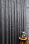 Anthracite Glass Broken 3 Layers Pleated Tulle Curtain - 6