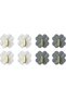 Self Adhesive Wall Hooks,No Damage Decorative Sticky Hooks for Keys,Towels and Bags,Pack of 8