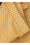 Girls' Cotton Knit Wrap Skort with Bow Tie Yellow & White - 4
