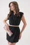 Minimal Style Gold Buckle Beige Belt 7450 - 6