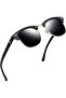 Foldable Rectangular Sunglasses for Men and Women Uv Protection Classic Sun Glasses