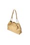 Textured Shoulder Bag with Chain Detail - 3