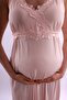 Effortt Powder Rope Strap Maternity Maternity Nightgown - 6