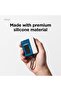 Cassette Player Hang Case Compatible with AirPods 4 Cover Supports Wireless Charging - Blue - 6