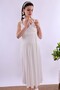 Effortt Ecru Maternity Nightgown with Rope Straps - 6