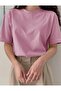 Pink Plain Oversize T-shirt - 3