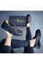 New Season Genuine Leather Black Casual Men's Shoes - 6