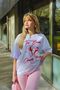 White Oversize Cherry Printed T-Shirt - 3
