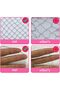 144 Pieces Hair Nets Invisible Elastic Edge Mesh Nylon Invisible Hairnet Hair Protective (Brown) - 4