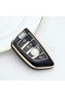 غطاء حماية لمفتاح السيارة باللون الأسود والذهبي لسيارة Bmw 5 Series G30 - 3