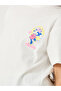 Over size Minnie T-shirt with front and back graphic - 4