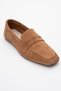 Morne Earth Suede Genuine Leather Women's Loafer Shoes - 3