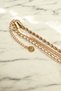 Italian Steel 3 Chain Necklace. 60 cm Steel Necklace with Twist Detail. - 7