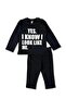 Baby Boy Girl Printed Seasonal Spring Black Bottom Top Set - 4