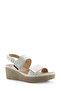 325096.Z 5Fx White Women's Wedge Heel Sandals - 2