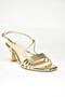 U 569519609   Gold Low Heeled Women's Shoes - 5