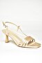 U 569519604   Beige Fabric Low Heeled Women's Shoes - 5
