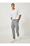 Solid Flat Front Cargo Pants with Drawstring Hem - 2