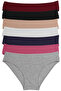 Women's Panties 7 Pack Lycra Gray
