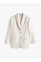 Viscose Linen Relaxed Sb Blazer Women's Blazer Jacket Ww0Ww4616703N - 5