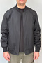 Men's College Collar Seasonal Jacket Single Top Reu-9127 Black - 7