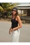 Women's Square Neck Strappy Camisole Tank Top - 2
