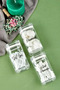 3-Piece Acrylic Cotton & Dental Floss & Cotton Organizer 250 Ml Storage Container - 2