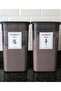 2-Piece Anthracite Detergent Box Storage Container 3200 Ml Colored And White Detergent Box - 8