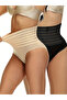 2-Piece Abdominal and Belly Panty Corset
