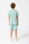 Boy's Top and Bottom Suit Knitwear Summer Crew Neck - Shorts - 100% Cotton - 4