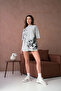 تي شيرت أساسي كاجوال مطبوع وقابل للغسل - 5