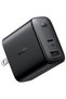 PA-F3S Dual-Port Compact PD Charger - Black